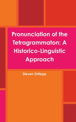 Pronunciation of the Tetragrammaton A