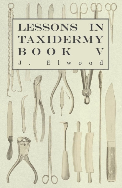 Lessons in Taxidermy  A Comprehensive Treatise on Collecting and Preserving all Subjects of Natural History  Book V