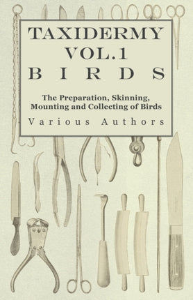 Taxidermy Vol1 Birds  The Preparation Skinning Mounting and Collecting of Birds