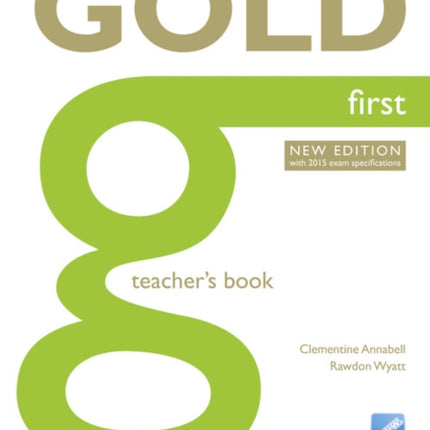 Gold First New Edition Teacher's Book