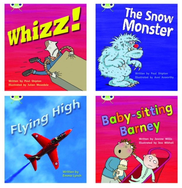 Learn to Read at Home with Phonics Bug Pack 6 Pack of 5 reading books with 3 fiction and 2 nonfiction