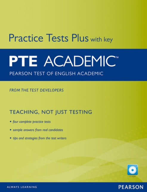 Pearson Test of English Academic Practice Tests Plus and CDROM with Key Pack