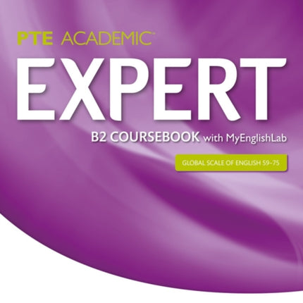 Expert Pearson Test of English Academic B2 Coursebook and MyEnglishLab Pack