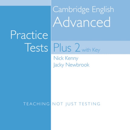 Cambridge Advanced Volume 2 Practice Tests Plus