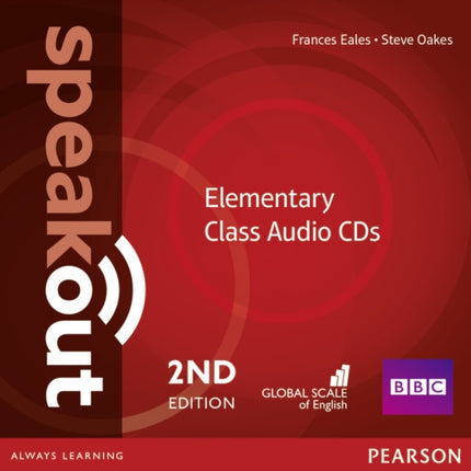 Speakout Elementary 2nd Edition Class CDs (3)