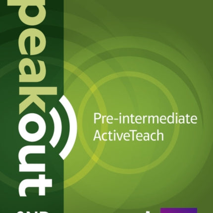 Speakout Pre-Intermediate 2nd Edition Active Teach