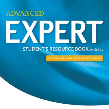 Expert Advanced 3rd Edition Student's Resource Book with Key