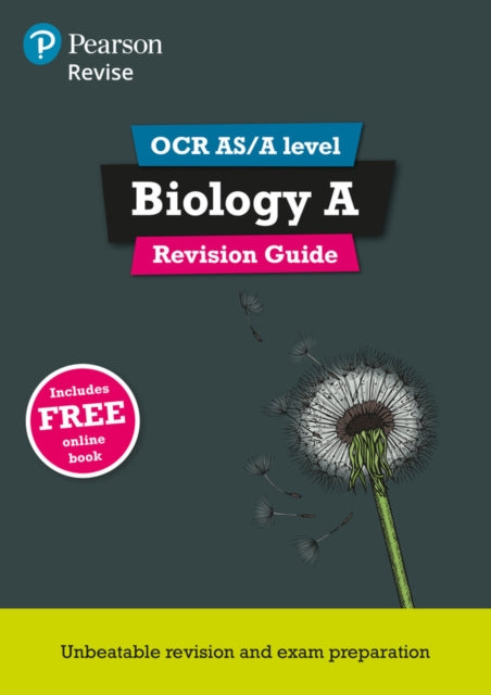 Pearson REVISE OCR ASA Level Biology Revision Guide inc online edition  2025 and 2026 exams