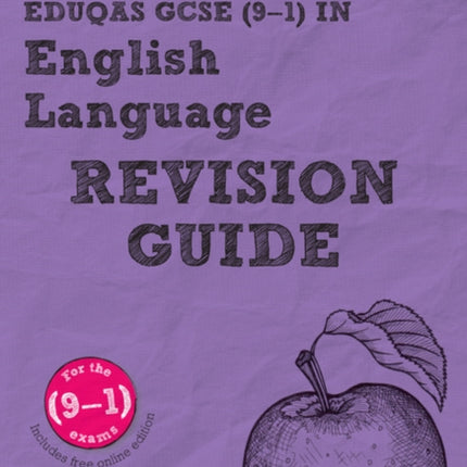 Pearson REVISE WJEC Eduqas GCSE English Language Revision Guide incl. online revision  for 2025 and 2026 exams