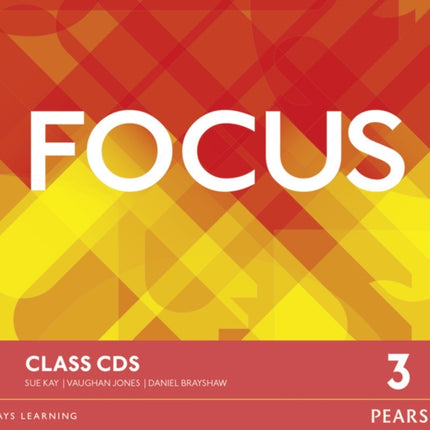 Focus BrE 3 Class CDs