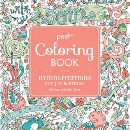 Posh Adult Coloring Book Hymnspirations for Joy