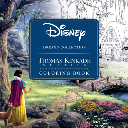 Disney Dreams Collection Thomas Kinkade Studios Coloring Book