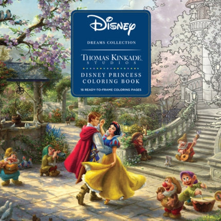 Disney Dreams Collection Thomas Kinkade Studios Disney Princess Coloring Poster