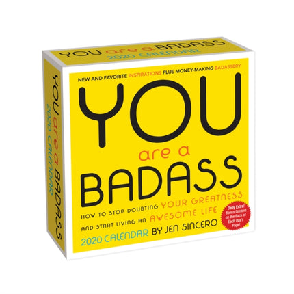 You are a Badass 2020 DaytoDay Calendar