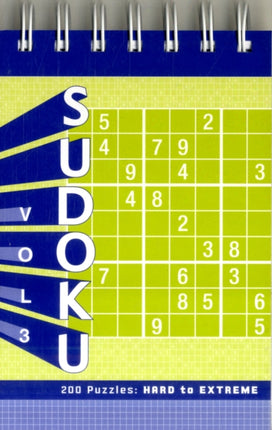 Sudoku Vol.3 Puzzle Pad: Hard