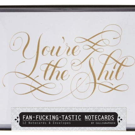 Fan-fucking-tastic Notecards: 12 Notecards & Envelopes