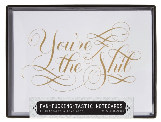 Fan-fucking-tastic Notecards: 12 Notecards & Envelopes