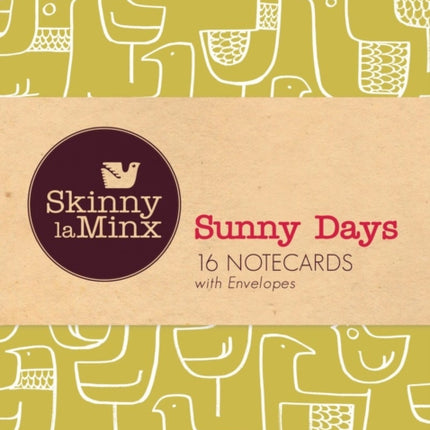 Sunny Days 16 Notecards and Envelopes (Skinny Laminx)