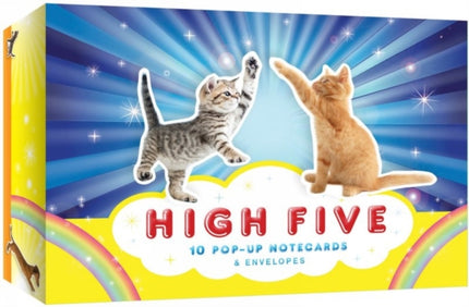 High Five 10 Popup Notecards  Envelopes