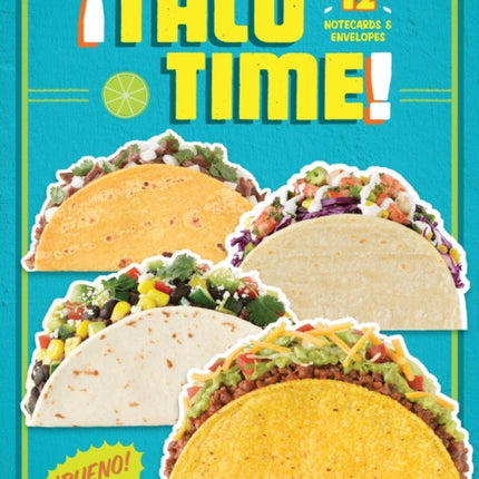 Taco Time: 12 Notecards & Envelopes