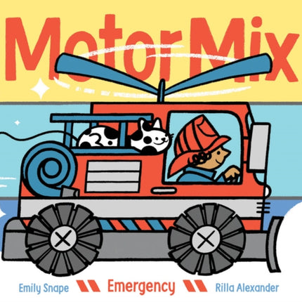 Motor Mix Emergency interactive Childrens Books Transportation Books for Kids