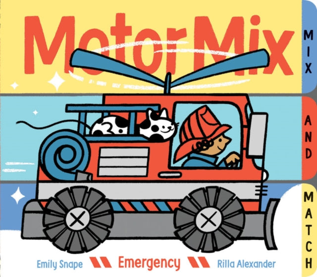 Motor Mix Emergency interactive Childrens Books Transportation Books for Kids