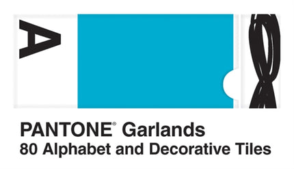 Pantone Garlands 80 Alphabet and Decorative Tiles
