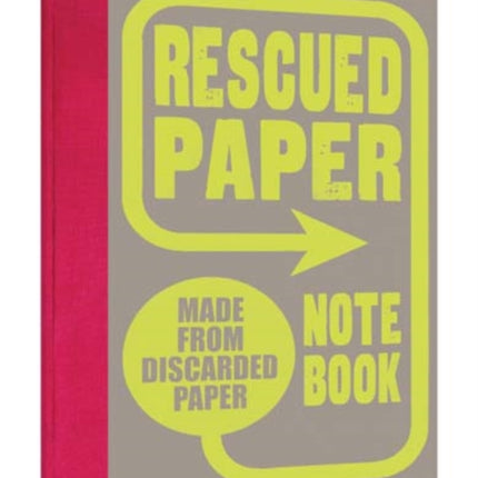 Rescued Paper Notebook, hardcover