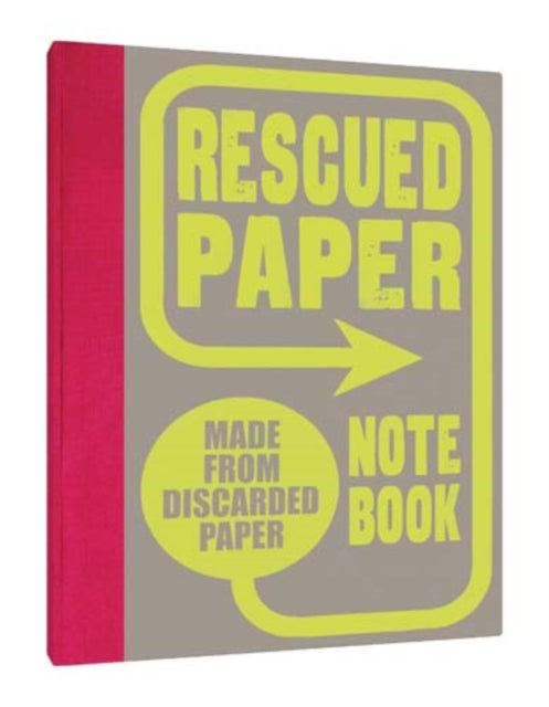 Rescued Paper Notebook, hardcover