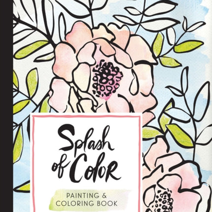 Splash of Color Painting & Coloring Book