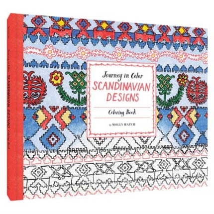 Journey in Color: Scandinavian Designs Coloring Book: Coloring Book