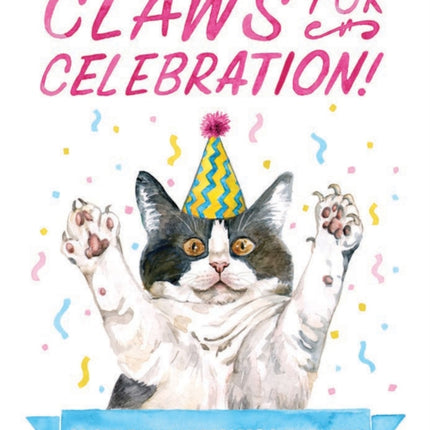 Claws for Celebration Notecards 20 CatTastic Notecards  Envelopes