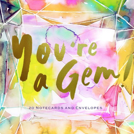 You're a Gem!: 20 Notecards and Envelopes