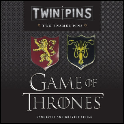 Game of Thrones Twin Pins Lannister and Greyjoy