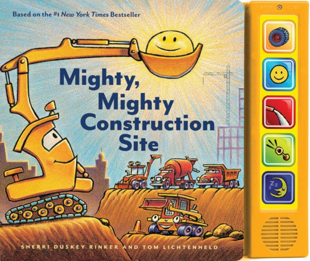 Mighty, Mighty Construction Site Sound Book (Books for 1 Year Olds, Interactive Sound Book, Construction Sound Book)