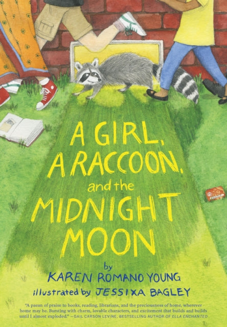 A Girl a Raccoon and the Midnight Moon 1