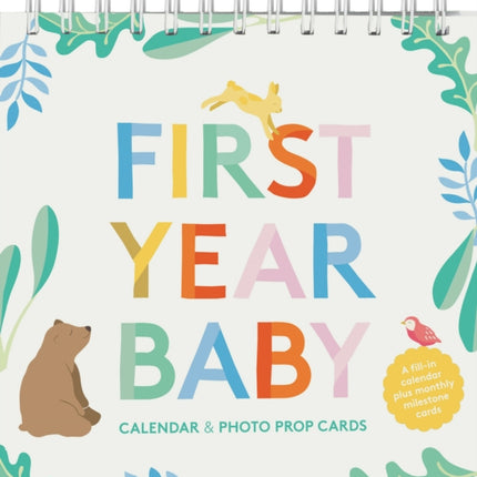 First Year Baby Calendar & Photo Prop Cards