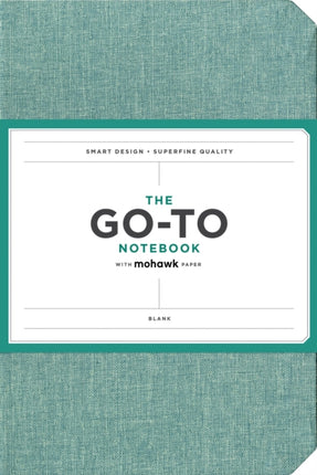 Go-To Notebook with Mohawk Paper, Sage Blue Blank