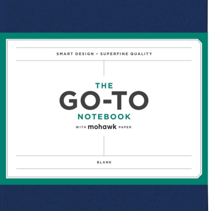 GoTo Notebook with Mohawk Paper Midnight Blue Blank