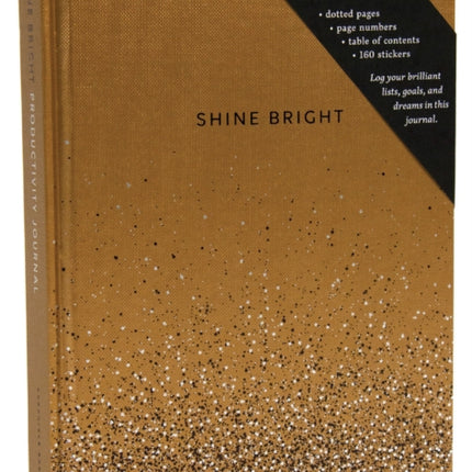 Shine Bright Productivity Journal, Gold