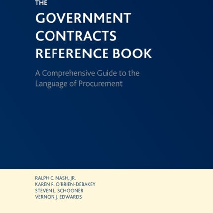 Government Contracts Reference Book