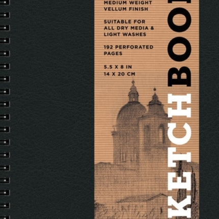 Sketchbook Basic Small Spiral Black