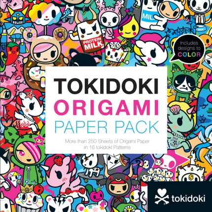 tokidoki Origami Paper Pack: More than 250 Sheets of Origami Paper in 16 tokidoki Patterns