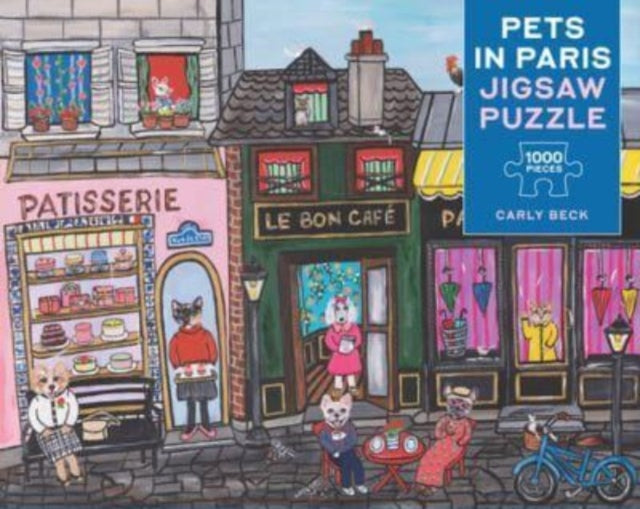 Pets in Paris 1000Piece Jigsaw Puzzle