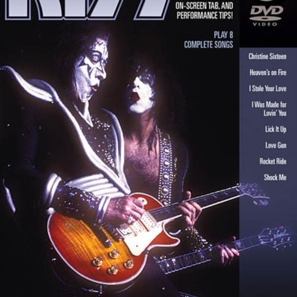 Guitar PlayAlong DVD Volume 34 Kiss