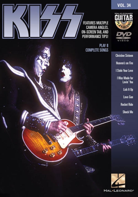 Guitar PlayAlong DVD Volume 34 Kiss