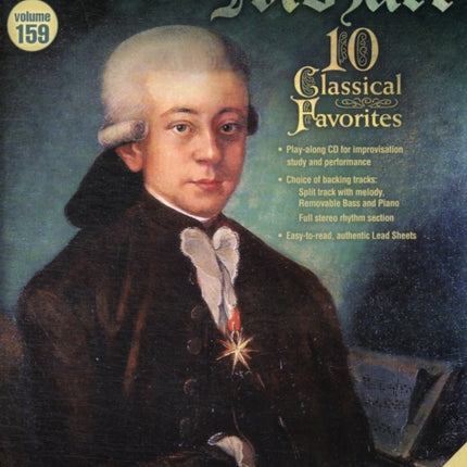 Jazz PlayAlong Mozart Volume 159 Jazz PlayAlong