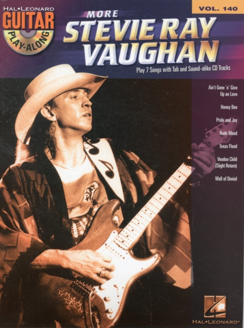 More Stevie Ray Vaughan: Guitar Play-Along Volume 140