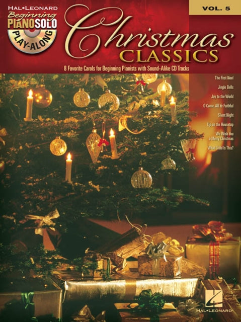 Beginning Piano Solo PlayAlong Volume 5 Christmas Classics