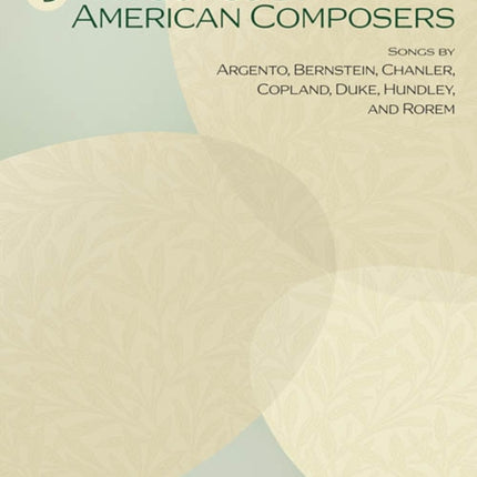 15 Art Songs by American Composers High Voice Includes CD  A collection of works by major American song composers  High voice and piano  BHI 93430